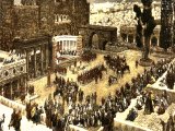 Bird`s-eye View of the Forum, from The Life of Jesus Christ by J.J.Tissot, 1899